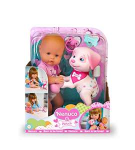 Nenuco - Nenuco & Petuco, muñeco bebé de Cuerpo Duro, Mide 35 cm, Famosa