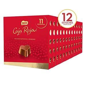 Nestlé Caja Roja Bombones de Chocolate - Estuche de bombones12x100g