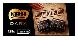 Nestlé Extrafino Tableta de Chocolate Negro - Paquete de 28 x 125 gr - Total: 3.5 kg