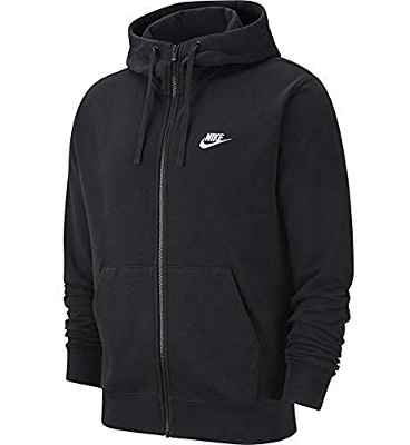 NIKE M NSW Club Sudadera, Hombre, Black White, S