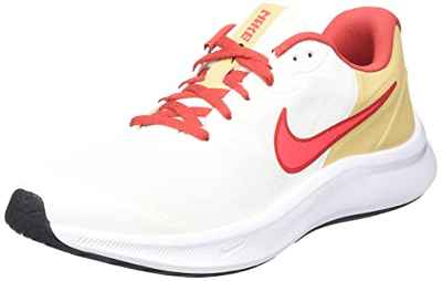 Nike Star Runner 3 DA2776, Zapatillas, Sail Bright Crimson/Sesame Red Clay, 36.5 EU