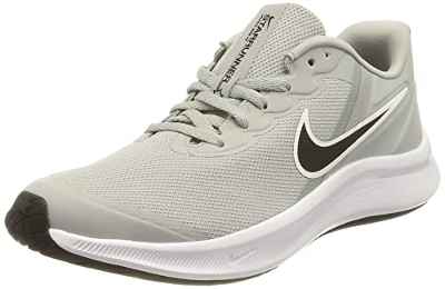 Nike Star Runner 3 (GS), Running Shoe, Smoke Grey/Black-Smoke Grey, 37.5 EU