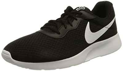 Nike Tanjun, Zapatos Hombre, Black/White-Barely Volt-Black, 42 EU