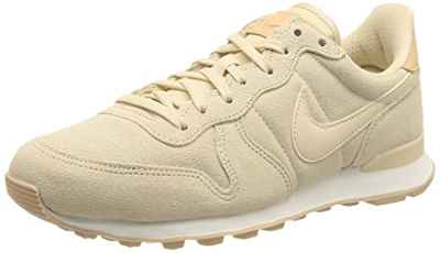 Nike Wmns Internationalist, Sneaker Mujer, Pearl White/Pearl White-Bio Beige, 41 EU