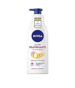 NIVEA Q10 Aceite de Argán Body Milk Reafirmante + Hidratante (400 ml)
