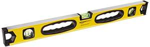 Nivel de burbuja magnético de aleación de aluminio resistente a los golpes, de 61 cm, plomada/nivel/burbujas, 180, 90 y 45 grados