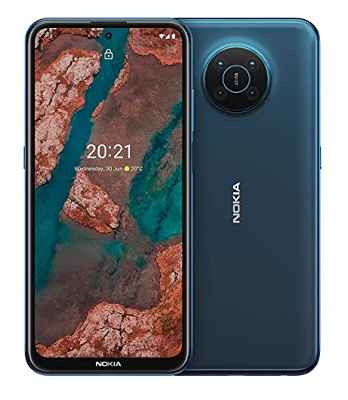 Nokia X20 – Smartphone 5G Dual Sim, Pantalla 6.67" FHD+, 128 GB, 8 GB RAM, Quad cámara óptica ZEISS, Android 11, batería 4470 mAh, Nordic Blue [Italia]