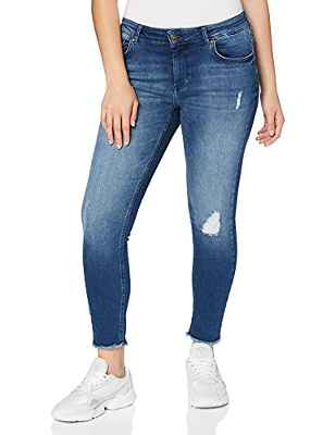 ONLY Carmakoma Carwilly Reg Skinny ANK Jeans MBD Noos Vaqueros, Azul (Medium Blue Denim Medium Blue Denim), 46 para Mujer