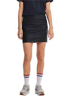 Only Onlbase Faux Leather Skirt Otw Falda, Negro (Black Black), 34 para Mujer