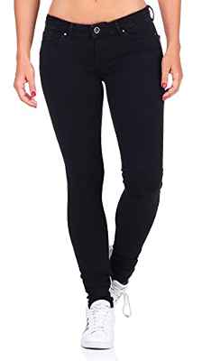 Only Onlcoral Life SL SK Power Azg3659 Noos Pantalones, Black Denim, 32W x 30L para Mujer