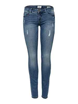 ONLY Onlcoral Sl Sk Dnm Jeans Bj8191-1 Noos, Mujer, Azul (Medium Blue Denim), W27/L34 (Talla del fabricante: 27)