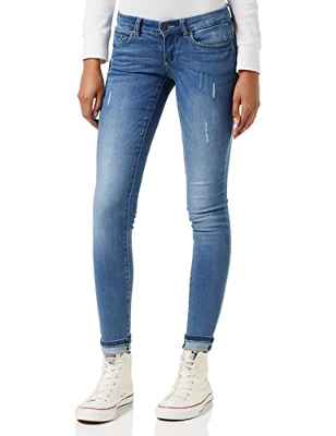 ONLY Onlcoral SL SK Jeans, Medium Blue Denim, 26W / 34L para Mujer