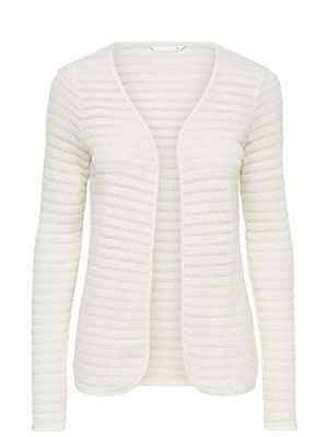 ONLY Onlcrystal Ls Cardigan Noos, Chaqueta para Mujer, Blanco (Cloud Dancer), 40 (Talla del Fabricante: Medium)