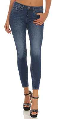 Only Onlkendell Reg SK ANK JNS Cre178067 Noos Vaqueros Skinny, Gris (Medium Blue Denim Medium Blue Denim), W30/L30 para Mujer