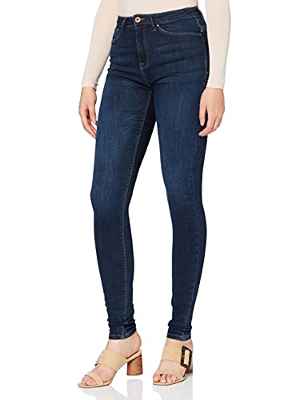 Only Onlpaola HW SK Dnm Jeans Azgz878 Noos Vaqueros Skinny, Azul (Dark Blue Denim), W31/L30 (Talla del Fabricante: Large) para Mujer