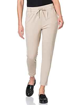 Only ONLPOPTRASH Life Easy Col Pant PNT Noos Pantalones, Pure Cashmere, L/34 para Mujer