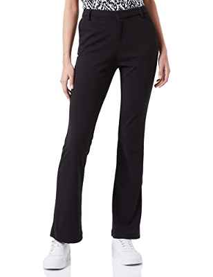 Only ONLROCKY Mid Flared Pant TLR Noos Pantalones, Negro (Black Black), 40/L34 (Talla del Fabricante: Large) para Mujer