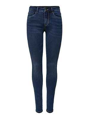 Only Onlroyal Reg Skinny Jea BB Bj13964 Vaqueros, Dark Blue Denim, 42W / 30L para Mujer