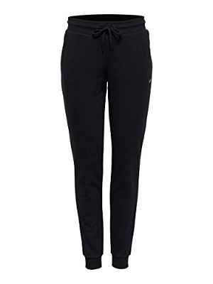 Only Onpelina Pantalones Deportivos, Negro (Black Black), 40 (Talla del Fabricante: Medium) para Mujer