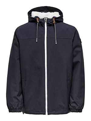 Only & Sons ONSEMIL AW Windbreaker OTW Noos Chaqueta, Azul Oscuro, XL para Hombre