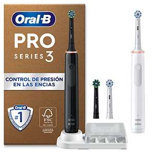 Oral-B Pro 3 3900N Cepillos de Dientes Eléctricos (Pack de 2)