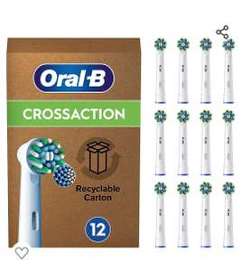 Oral-B Pro CrossAction Recambios para Cepillo de Dientes Eléctrico, Pack de 12 Cabezales