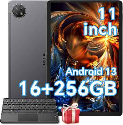 OSCAL Tablet 11 Pulgadas 2024 PAD18, 16GB (8+8)+256GB/2TB TF Android 13