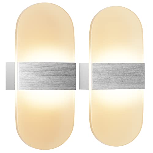 Pack 2 apliques de pared LED 12W