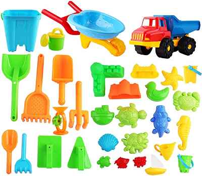 Pack 30 juguetes para la playa 