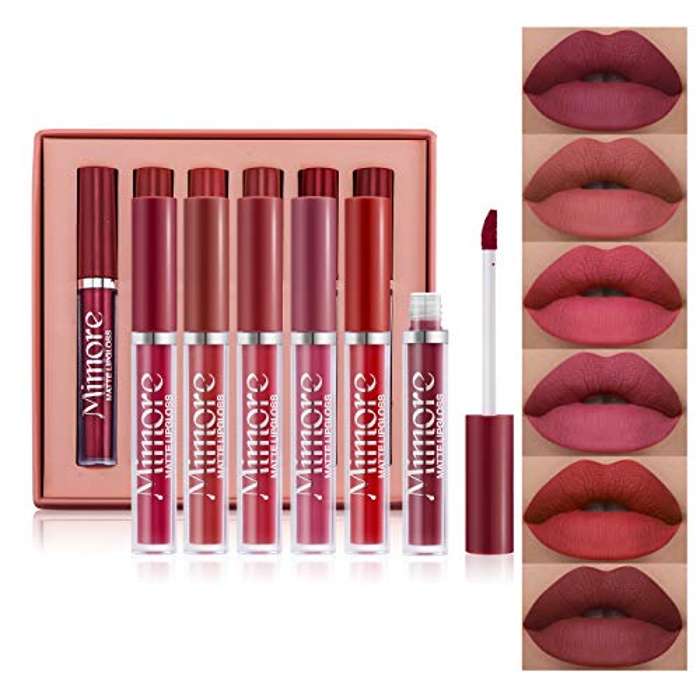 Pack 6 labiales mate larga duración