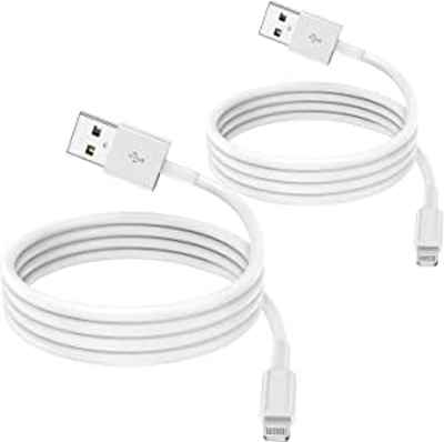 Pack de 2 cables de cargador Lightning a USB