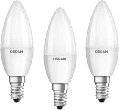 Pack de 3 bombillas LED Osram E14 BASE Classic B 40 
