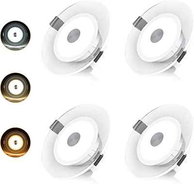  Pack de 4 focos LED empotrables y regulables