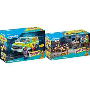 (PACK) PLAYMOBIL Scooby-Doo La Máquina del Misterio con Efectos De Luz + Scooby-Doo! Cena con Shaggy