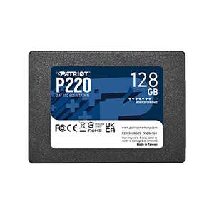 Patriot P220 SSD 128GB SATA III Disco Sólido Interno 2.5" (más en descripción)