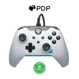 PDP Wired mando Ion White for Xbox Series X|S, Gamepad, Wired Video Game mando, Gaming mando, Xbox One, Officially Licensed - Xbox Series X