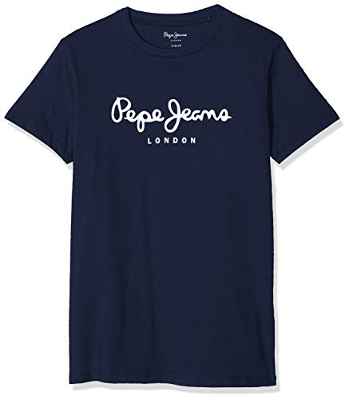Pepe Jeans Art PB501228 Camiseta, Azul (Navy 595), 8 años para Niños