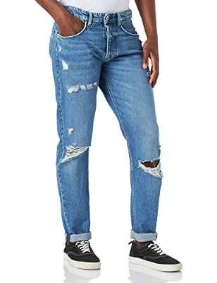 Pepe Jeans Callen Crop Jeans, Azul (Denim-RF7), 40W/30L para Hombre