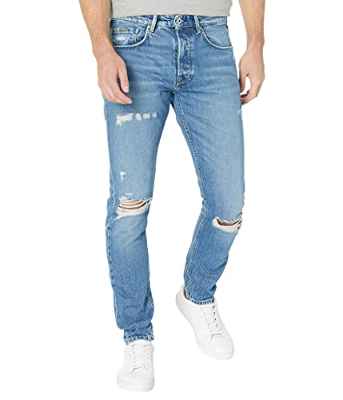 Pepe Jeans Callen Crop Jeans, Denim 2, 32W para Hombre