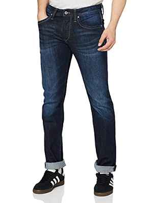 Pepe Jeans Cash Vaqueros, Azul (11Oz Streaky Stretch Dk Z45), 34W/32L para Hombre