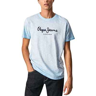 Pepe Jeans Don N Camiseta, Blue 516 Dazed, XL para Hombre