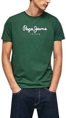 Pepe Jeans Eggo N Camisetas, Verde (Forest Green), M para Hombre