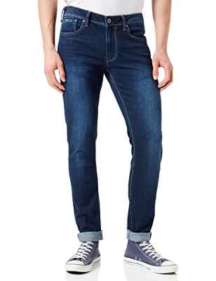 Pepe Jeans Finsbury Pantalones, 000denim, 38W Regular para Hombre