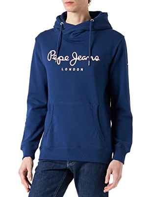 Pepe Jeans George Hoody Suéter, 582 Midnight, M para Hombre