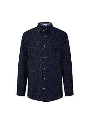 Pepe Jeans Hombre Formby Camisa, Azul (Dulwich), XS