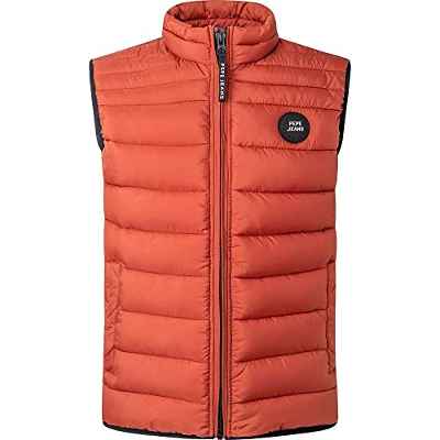 Pepe Jeans Jack Vest Chaleco, Rojo (Brick), XXL para Hombre