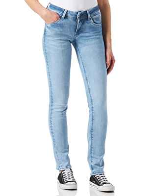 Pepe Jeans NEW BROOKE, Pantalones para Mujer, Azul (000DENIM VW7), 32W / 34L