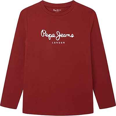 Pepe Jeans New Herman N Camisetas, 286burnt Red, 6 Years Niño