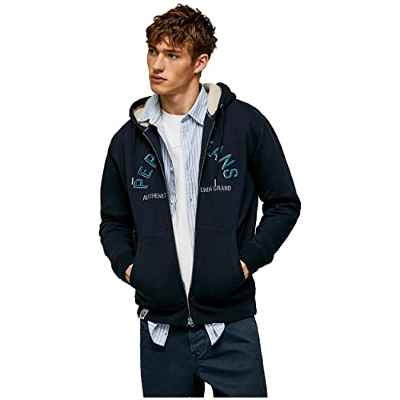 Pepe Jeans Pace, Sudaderas Hombre, Azul (Dulwich), M