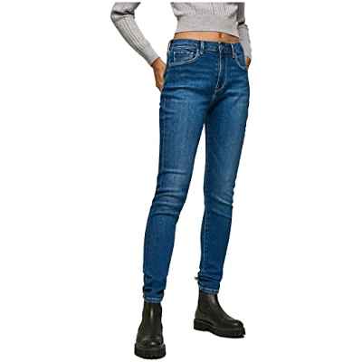 Pepe Jeans Regent, Jeans para Mujer, Azul (Denim-CQ5), 29W / 30L